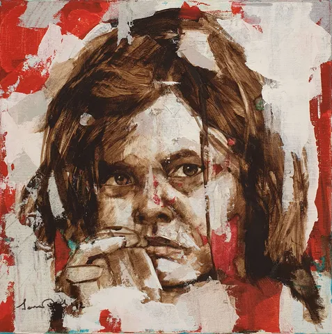 "İsimsiz" eseri SEMA ÖCAL tarafından 2012 yılında 30x30 cm ölçülerinde Tuval üzeri yağlı boya tekniği ile yapılmıştır.