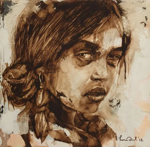 SEMA ÖCAL — “İsimsiz”, 2012 "İsimsiz" eseri SEMA ÖCAL tarafından 2012 yılında 30x30 cm ölçülerinde Tuval üzeri yağlı boya tekniği ile yapılmıştır.