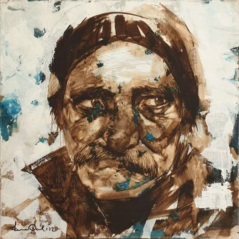 "İsimsiz" eseri SEMA ÖCAL tarafından 2012 yılında 30x30 cm ölçülerinde Tuval üzeri yağlı boya tekniği ile yapılmıştır.