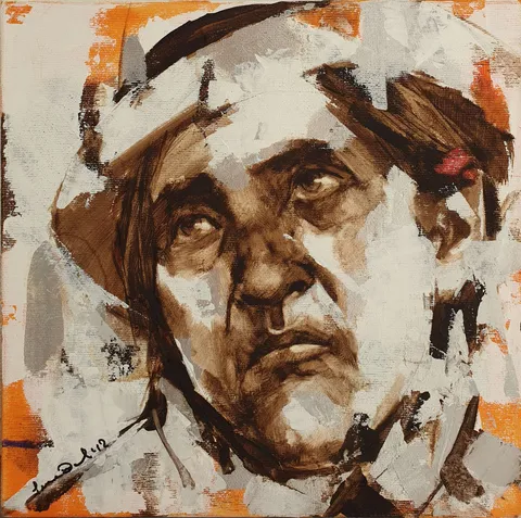 "İsimsiz" eseri SEMA ÖCAL tarafından 2012 yılında 30x30 cm ölçülerinde Tuval üzeri yağlı boya tekniği ile yapılmıştır.
