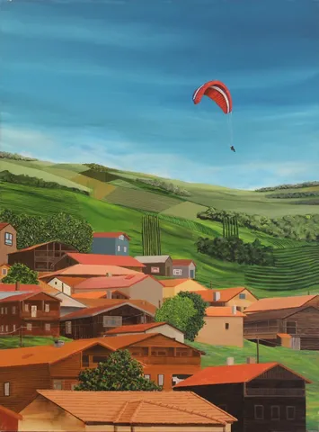 "İsimsiz" eseri SERKAN KÜÇÜKÖZCÜ tarafından 2012 yılında 120x90 cm ölçülerinde Tuval üzeri yağlı boya tekniği ile yapılmıştır.