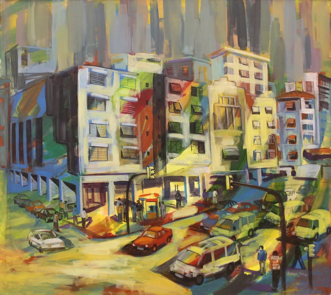 "İsimsiz" eseri SERKAN ŞEN tarafından 2005 yılında 90x100 cm ölçülerinde Tuval üzeri yağlı boya tekniği ile yapılmıştır.