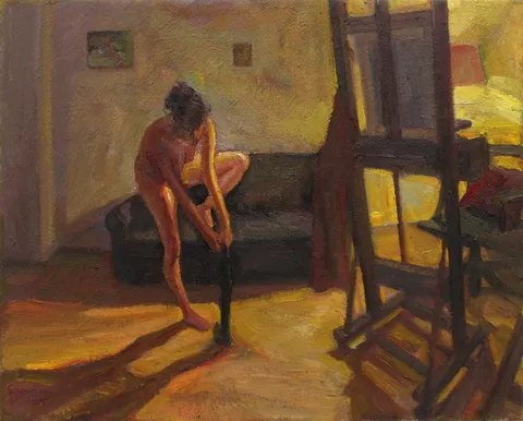 "İsimsiz" eseri SERKAN VAROL tarafından 2015 yılında 40x50 cm ölçülerinde Tuval üzeri yağlı boya tekniği ile yapılmıştır.