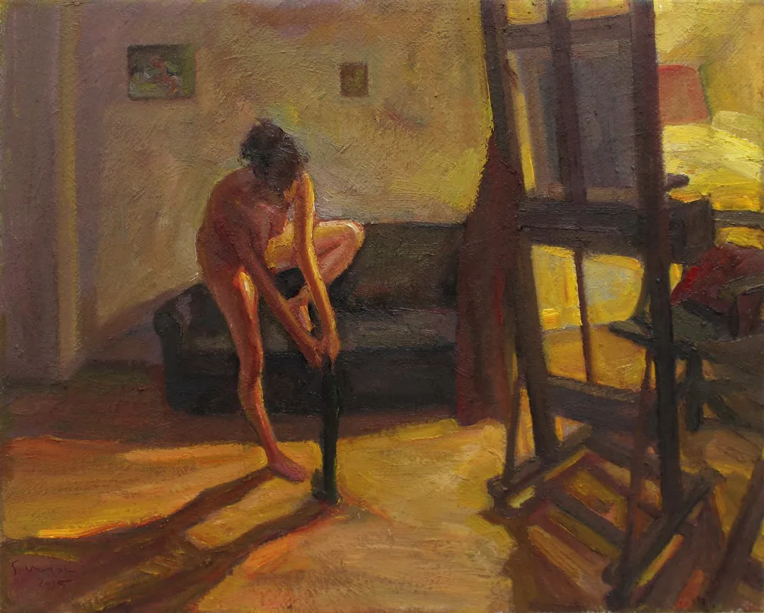 yakınlaştır "İsimsiz" eseri SERKAN VAROL tarafından 2015 yılında 40x50 cm ölçülerinde Tuval üzeri yağlı boya tekniği ile yapılmıştır.