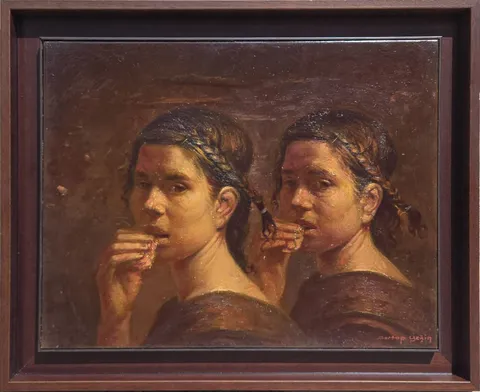 "İsimsiz" eseri SERTAP YEĞİN tarafından 2013 yılında 40x50 cm ölçülerinde Tuval üzeri yağlı boya tekniği ile yapılmıştır.