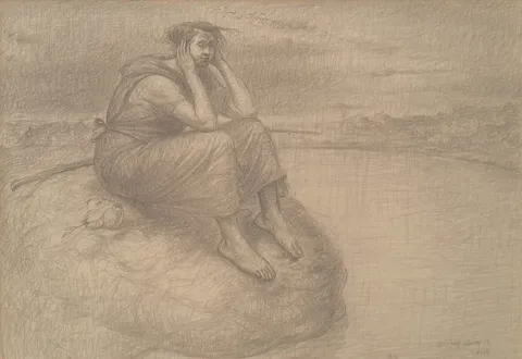 SERTAP YEĞİN — “İsimsiz”, 2014 "İsimsiz" eseri SERTAP YEĞİN tarafından 2014 yılında 41x59 cm ölçülerinde Kağıt üzeri kara kalem tekniği ile yapılmıştır.
