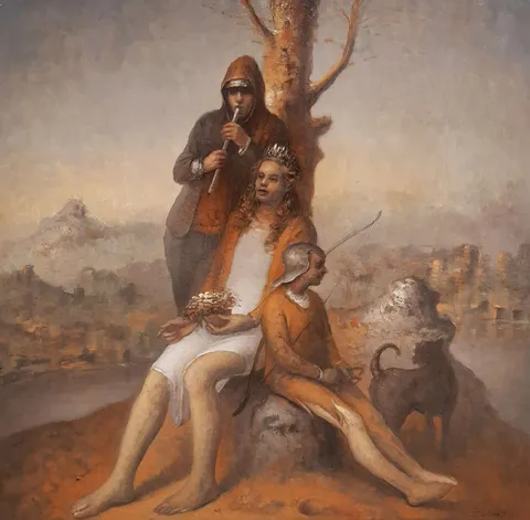 SERTAP YEĞİN — “İsimsiz”, 2017 "İsimsiz" eseri SERTAP YEĞİN tarafından 2017 yılında 70x70 cm ölçülerinde Tuval üzeri yağlı boya tekniği ile yapılmıştır.