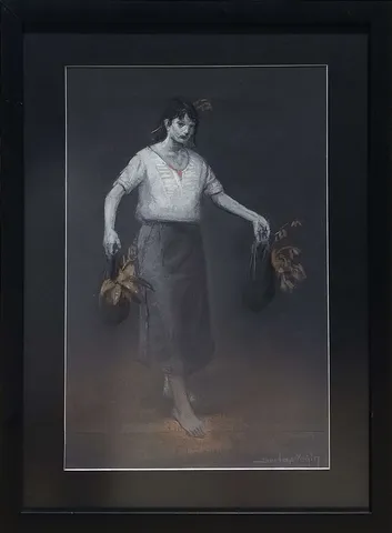 "İsimsiz" eseri SERTAP YEĞİN tarafından 2013 yılında 44x28,5 cm ölçülerinde Kağıt üzeri pastel boya tekniği ile yapılmıştır.