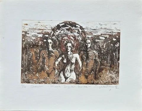 SEYDİ MURAT KOÇ — “Pisişik Duygular Önünde”, 2002 "Pisişik Duygular Önünde" eseri SEYDİ MURAT KOÇ tarafından 2002 yılında 22x30 cm ölçülerinde Gravür tekniği ile yapılmıştır.