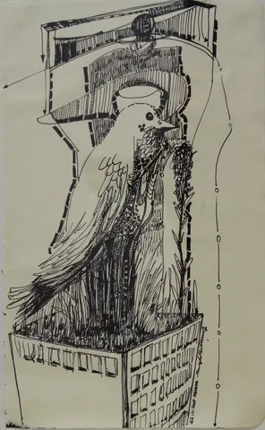SEYDİ MURAT KOÇ — “İsimsiz” "İsimsiz" eseri SEYDİ MURAT KOÇ tarafından 34x27 cm ölçülerinde Kağıt üzeri karışık teknik tekniği ile yapılmıştır.