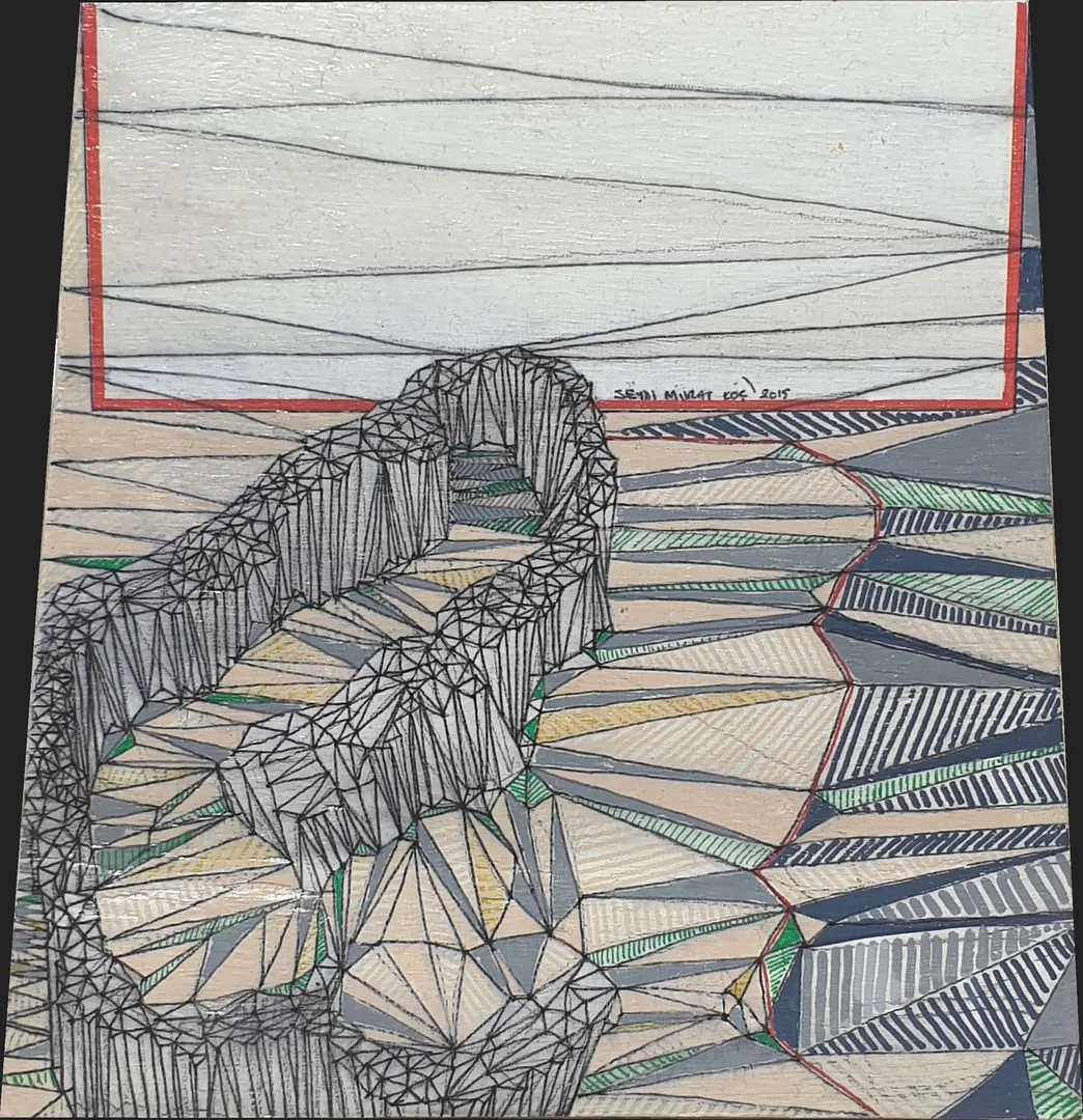 "İsimsiz" eseri SEYDİ MURAT KOÇ tarafından 2015 yılında 25x25 cm ölçülerinde Ahşap üzeri yağlı boya tekniği ile yapılmıştır.