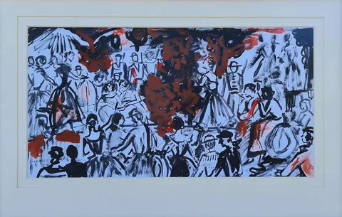 "İsimsiz" eseri SİBEL NUTKU ÇETİN tarafından 1999 yılında 24x45 cm ölçülerinde Kağıt üzeri karışık teknik tekniği ile yapılmıştır.
