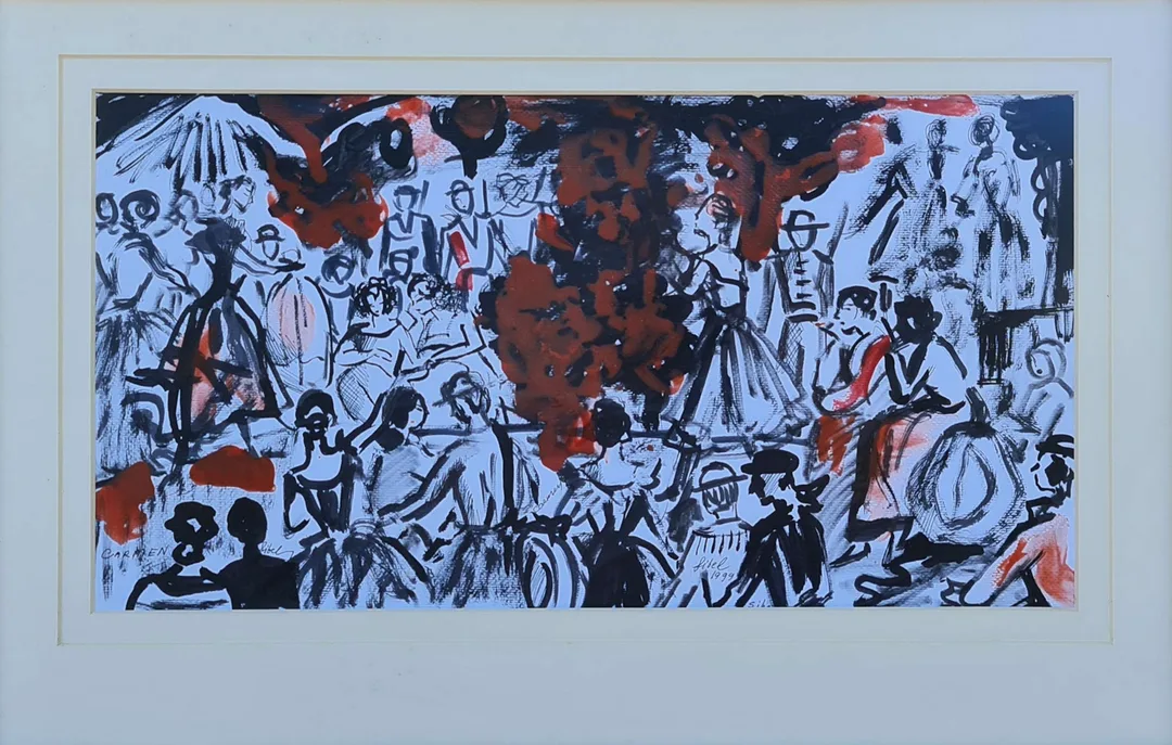 yakınlaştır "İsimsiz" eseri SİBEL NUTKU ÇETİN tarafından 1999 yılında 24x45 cm ölçülerinde Kağıt üzeri karışık teknik tekniği ile yapılmıştır.