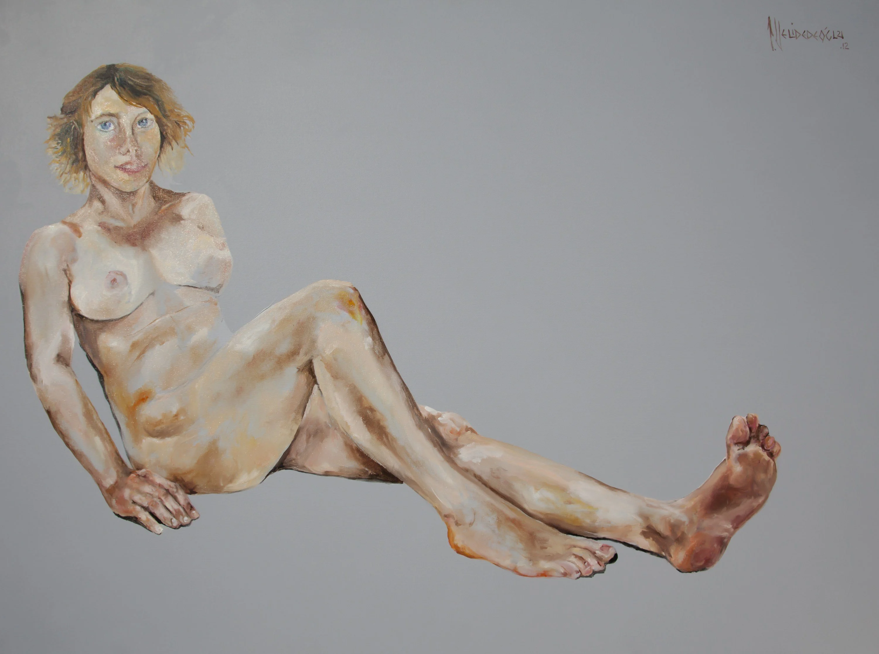 "İsimsiz" eseri TUĞRUL VELİDEDEOĞLU tarafından 2013 yılında 90x120 cm ölçülerinde Tuval üzeri yağlı boya tekniği ile yapılmıştır.