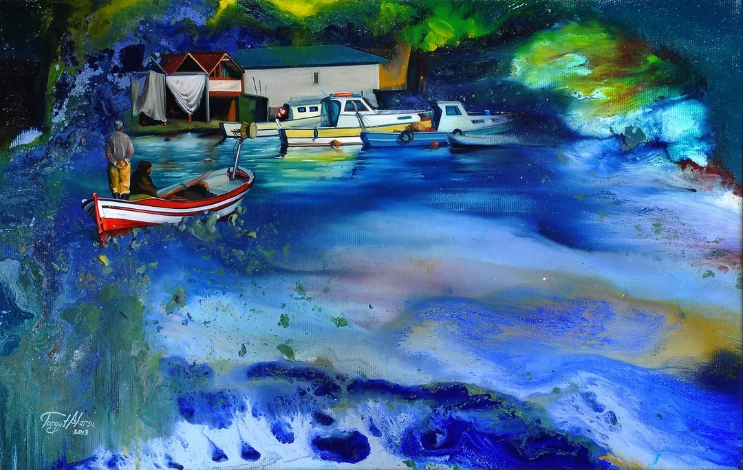 yakınlaştır "İzlenimyorum Karadeniz 2013" eseri TURGUT AKARSU tarafından 2013 yılında 25x40 cm ölçülerinde Tuval üzeri yağlı boya tekniği ile yapılmıştır.