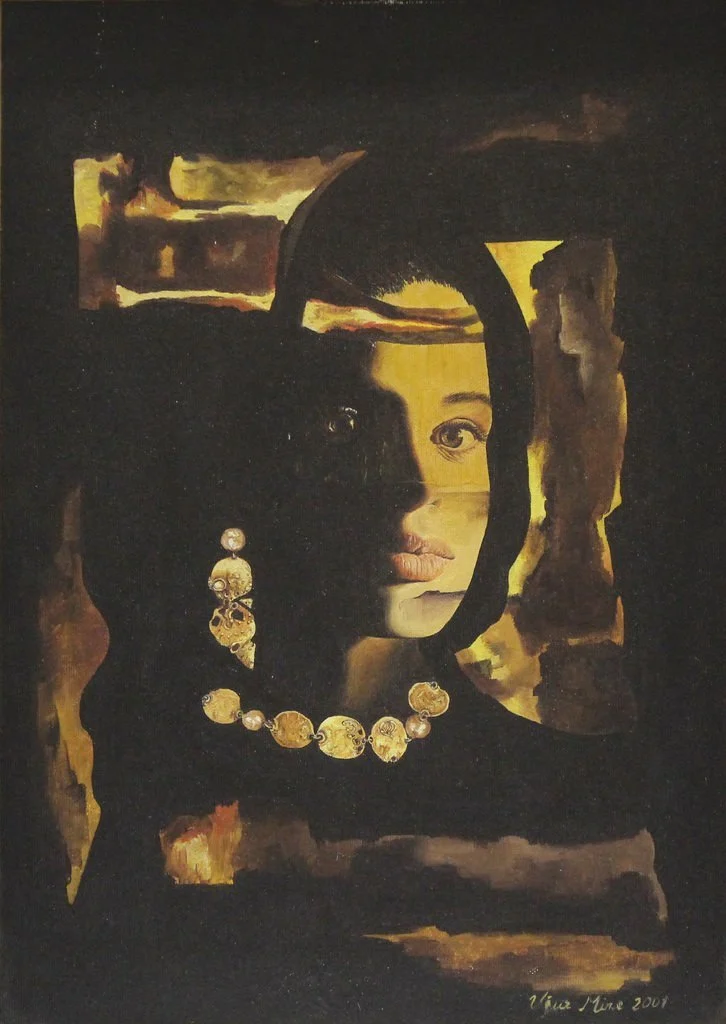 "İsimsiz" eseri UĞUR MİNE TAMAY tarafından 2001 yılında 42x30 cm ölçülerinde Duralit üzeri yağlı boya tekniği ile yapılmıştır.