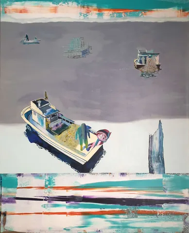 "İsimsiz" eseri ÜMİT TÜRK tarafından 120x90 cm ölçülerinde Tuval üzeri akrilik boya tekniği ile yapılmıştır.
