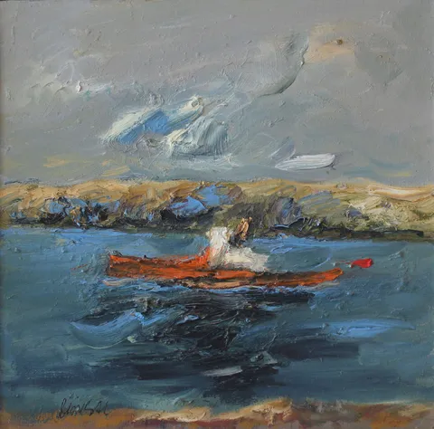 "İsimsiz" eseri ÜNSAL TOKER tarafından 1996 yılında 48x48 cm ölçülerinde Tuval üzeri yağlı boya tekniği ile yapılmıştır.