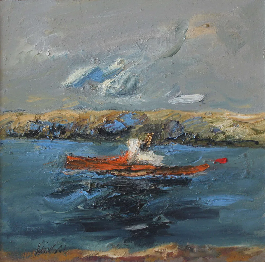 "İsimsiz" eseri ÜNSAL TOKER tarafından 1996 yılında 48x48 cm ölçülerinde Tuval üzeri yağlı boya tekniği ile yapılmıştır.