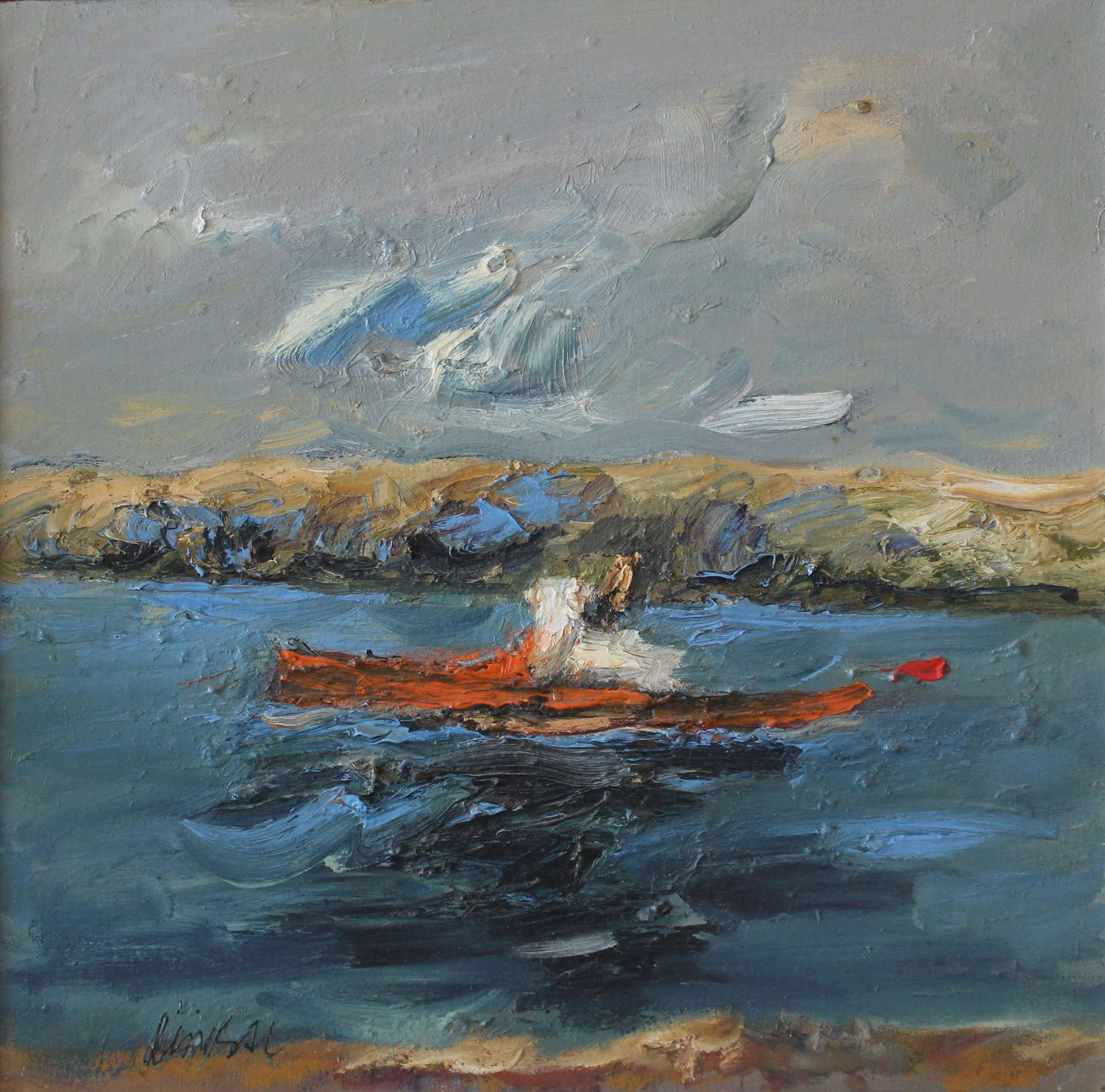 "İsimsiz" eseri ÜNSAL TOKER tarafından 1996 yılında 48x48 cm ölçülerinde Tuval üzeri yağlı boya tekniği ile yapılmıştır.