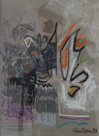 VOLKAN COŞKUN — “Natürmort” "Natürmort" eseri VOLKAN COŞKUN tarafından 37x27 cm ölçülerinde Kağıt üzeri pastel boya tekniği ile yapılmıştır.