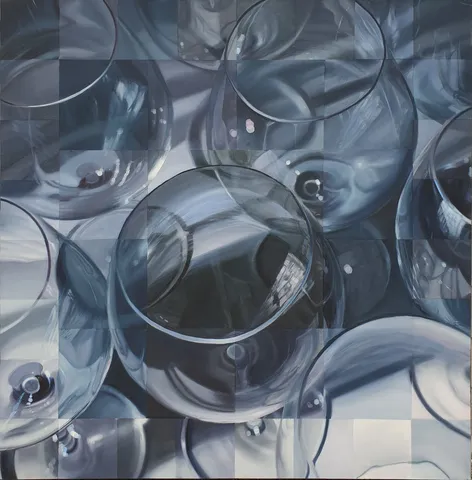 "İsimsiz" eseri YAHYA BAĞCI tarafından 130x130 cm ölçülerinde Tuval üzeri yağlı boya tekniği ile yapılmıştır.
