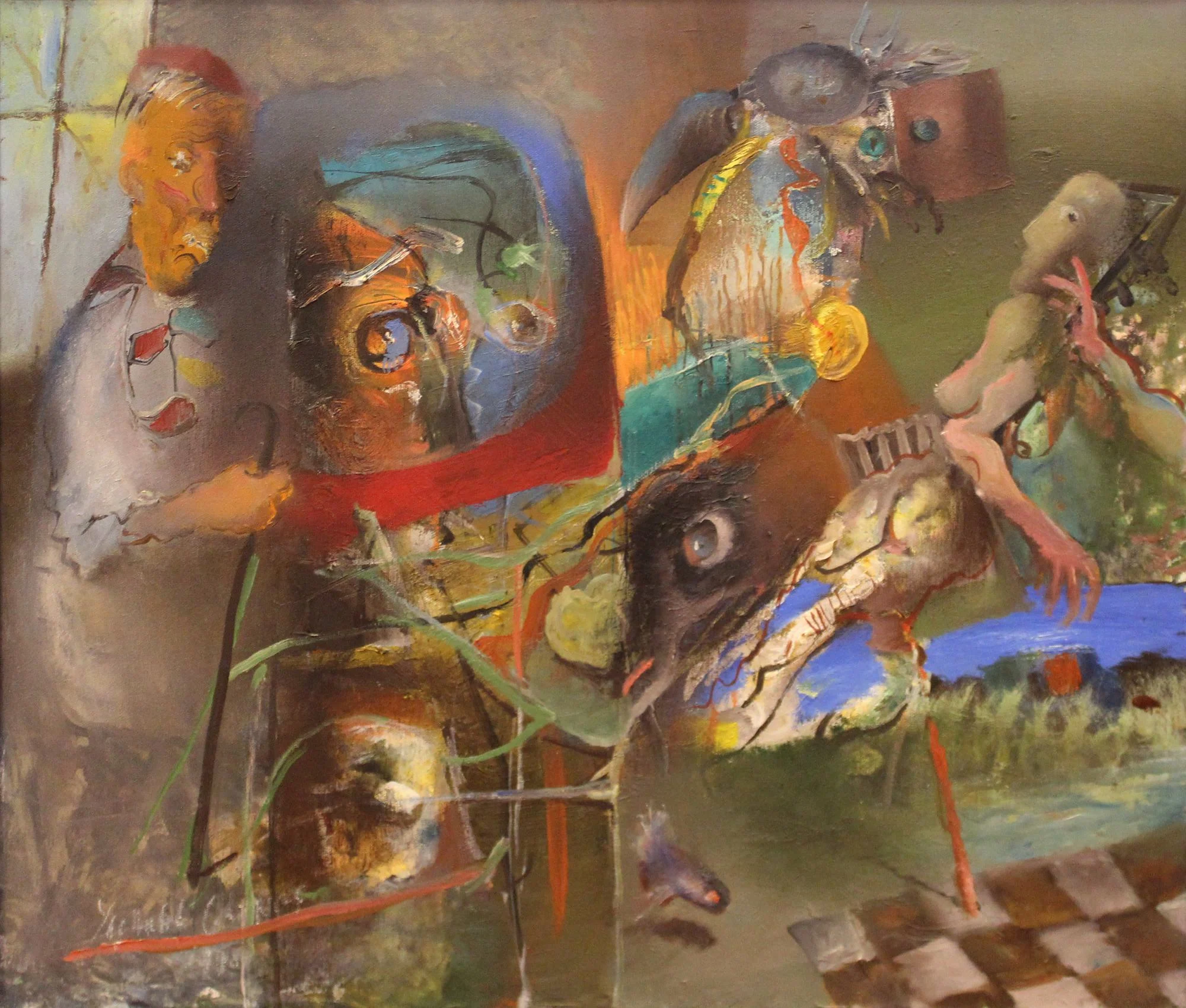 "İsimsiz" eseri YAŞAR ALİ GÜNEŞ tarafından 1999 yılında 60x70 cm ölçülerinde Tuval üzeri yağlı boya tekniği ile yapılmıştır.