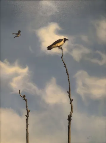YİĞİT ALTIPARMAKOĞULLARI — “İsimsiz”, 2015 "İsimsiz" eseri YİĞİT ALTIPARMAKOĞULLARI tarafından 2015 yılında 80x65 cm ölçülerinde Tuval üzeri yağlı boya tekniği ile yapılmıştır.