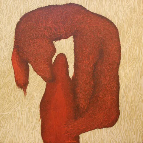 YUNUS EMRE DOKUMACI — “İsimsiz” "İsimsiz" eseri YUNUS EMRE DOKUMACI tarafından 60x60 cm ölçülerinde Tuval üzeri yağlı boya tekniği ile yapılmıştır.