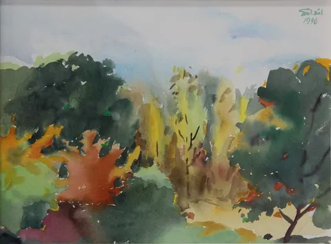 "İsimsiz" eseri YURDAGÜL DÖL tarafından 23x31 cm ölçülerinde Kağıt üzeri sulu boya tekniği ile yapılmıştır.