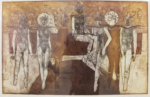 "İsimsiz" eseri YUSUF ZİYA AYGEN tarafından 49x78 cm ölçülerinde Gravür tekniği ile yapılmıştır.