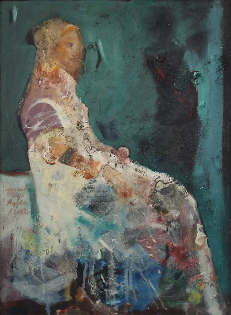 yakınlaştır "İsimsiz" eseri YUSUF ZİYA AYGEN tarafından 2002 yılında 52x38 cm ölçülerinde Duralit üzeri yağlı boya tekniği ile yapılmıştır.