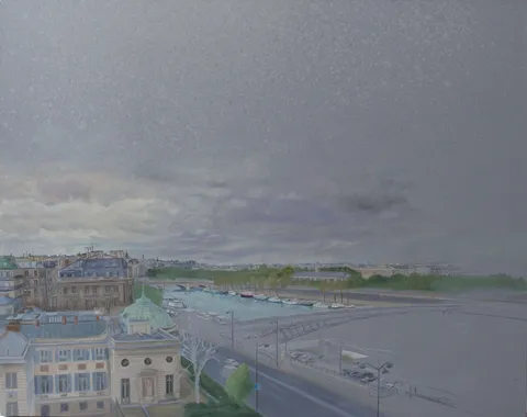 "Paris" eseri ZAFER MALKOÇ tarafından 2012 yılında 73x92 cm ölçülerinde Tuval üzeri yağlı boya tekniği ile yapılmıştır.