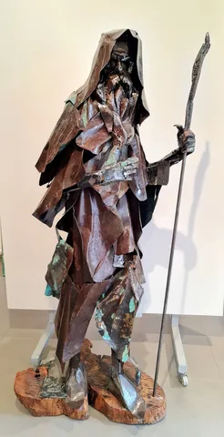 ZEYNEL ABİDİN KOŞARCA — “Dereviş-2”, 2020 "Dereviş-2" eseri ZEYNEL ABİDİN KOŞARCA tarafından 2020 yılında 160x70x60 cm ölçülerinde Metal tekniği ile yapılmıştır.