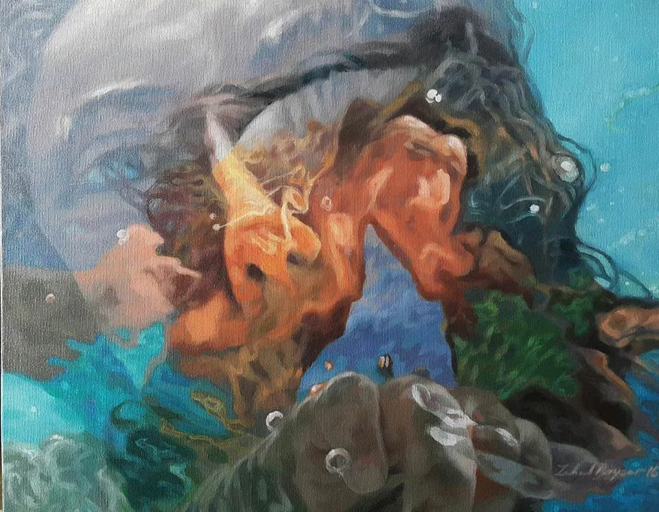 "İsimsiz" eseri ZUHAL BAYSAR tarafından 2016 yılında 40x50 cm ölçülerinde Tuval üzeri yağlı boya tekniği ile yapılmıştır.