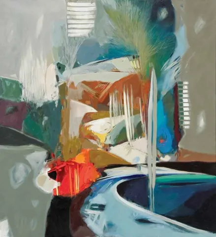 HAKAN ESMER — “isimsiz”, 2006 "isimsiz" eseri HAKAN ESMER tarafından 2006 yılında 120x110 cm ölçülerinde Tuval üzeri yağlı boya tekniği ile yapılmıştır.