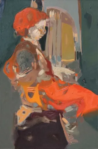 HAKAN ESMER — “isimsiz”, 2006 "isimsiz" eseri HAKAN ESMER tarafından 2006 yılında 60x40 cm ölçülerinde Tuval üzeri yağlı boya tekniği ile yapılmıştır.
