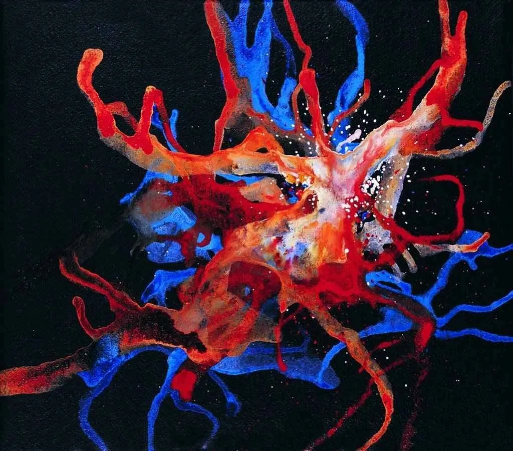 yakınlaştır "Akrep" eseri ÇAĞATAY ODABAŞ tarafından 2007 yılında 35x45 cm ölçülerinde Tuval üzeri akrilik boya tekniği ile yapılmıştır.