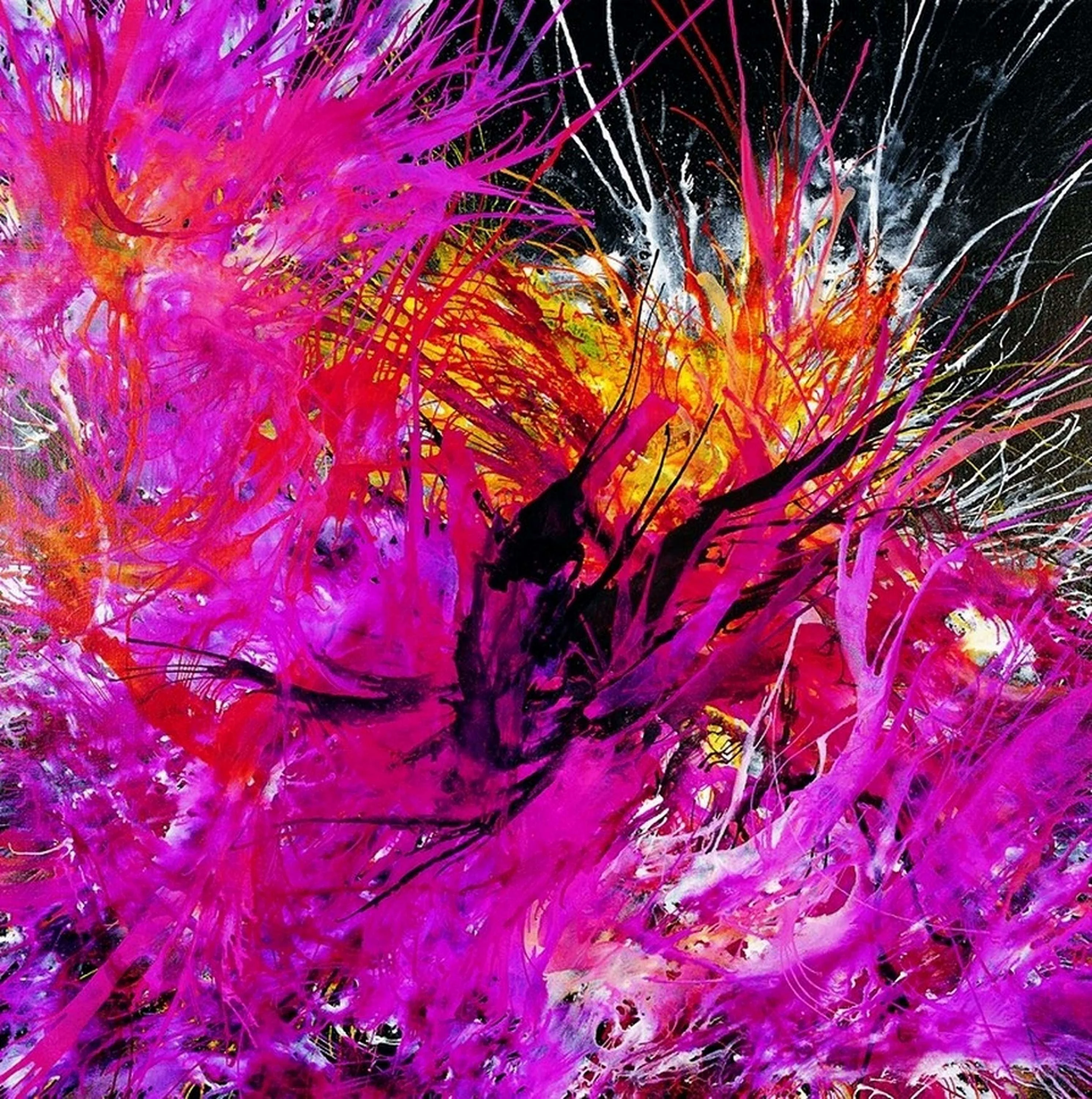 "Pembe Nebula" eseri ÇAĞATAY ODABAŞ tarafından 2006 yılında 150x150 cm ölçülerinde Tuval üzeri akrilik boya tekniği ile yapılmıştır.