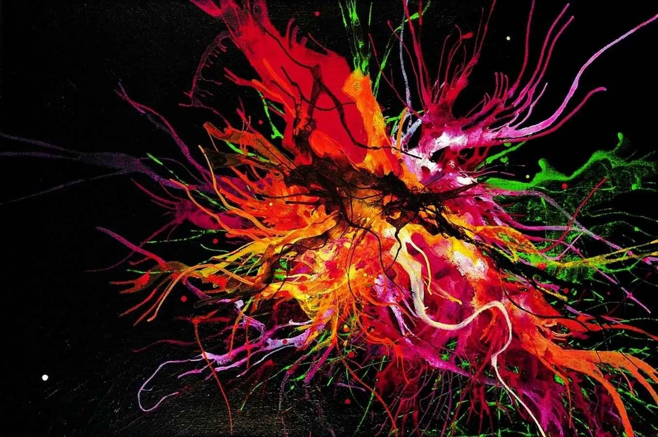 "Siyah Venüs" eseri ÇAĞATAY ODABAŞ tarafından 2006 yılında 100x150 cm ölçülerinde Tuval üzeri akrilik boya tekniği ile yapılmıştır.