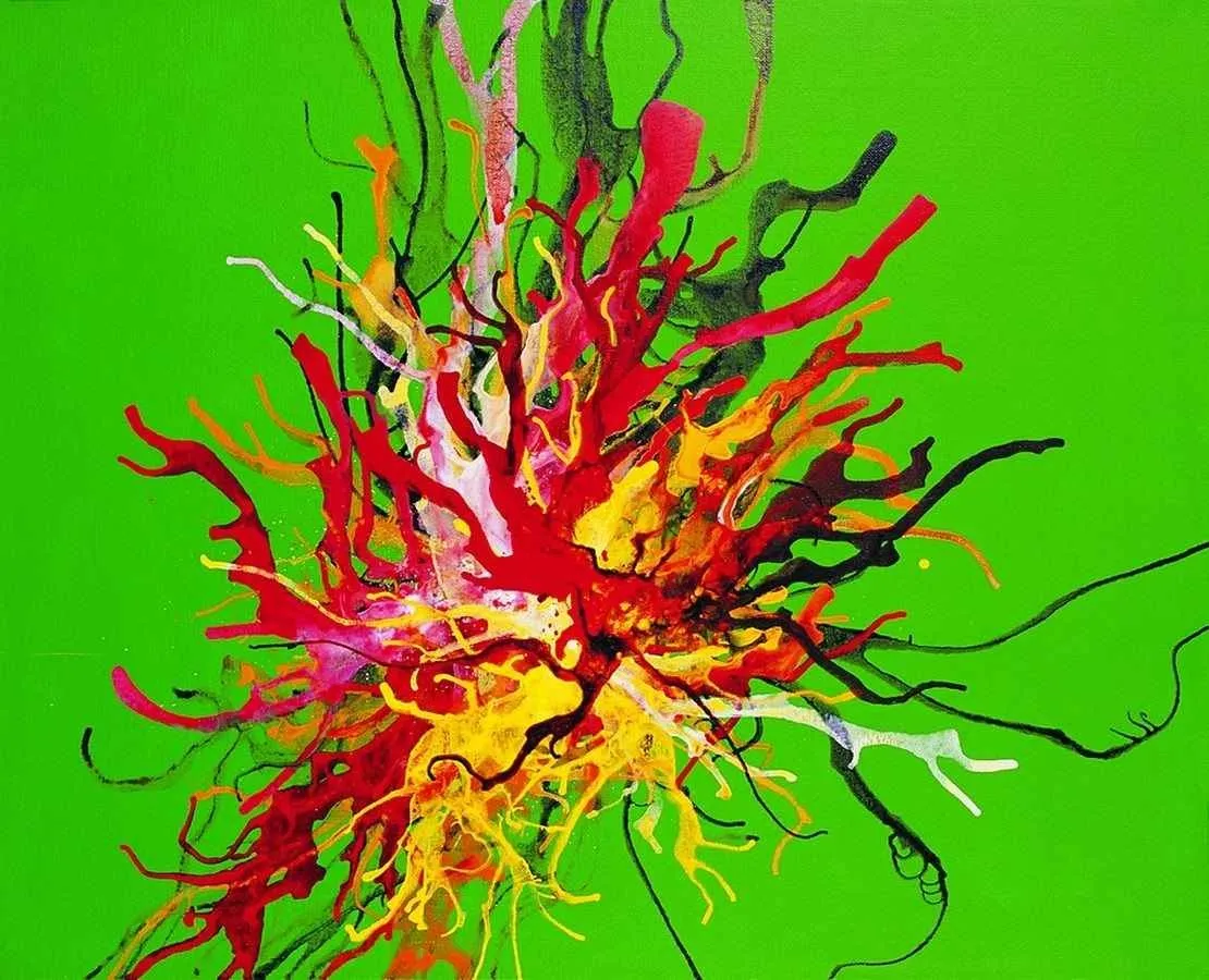 "Vega" eseri ÇAĞATAY ODABAŞ tarafından 2007 yılında 90x110 cm ölçülerinde Tuval üzeri akrilik boya tekniği ile yapılmıştır.