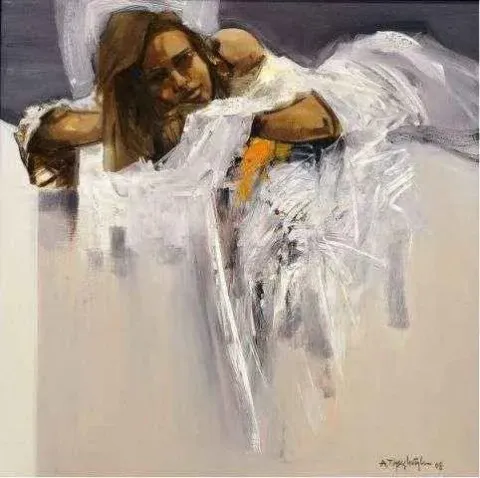 "isimsiz" eseri AKDOĞAN TOPAÇLIOĞLU tarafından 2008 yılında 75x75 cm ölçülerinde Tuval üzeri yağlı boya tekniği ile yapılmıştır.