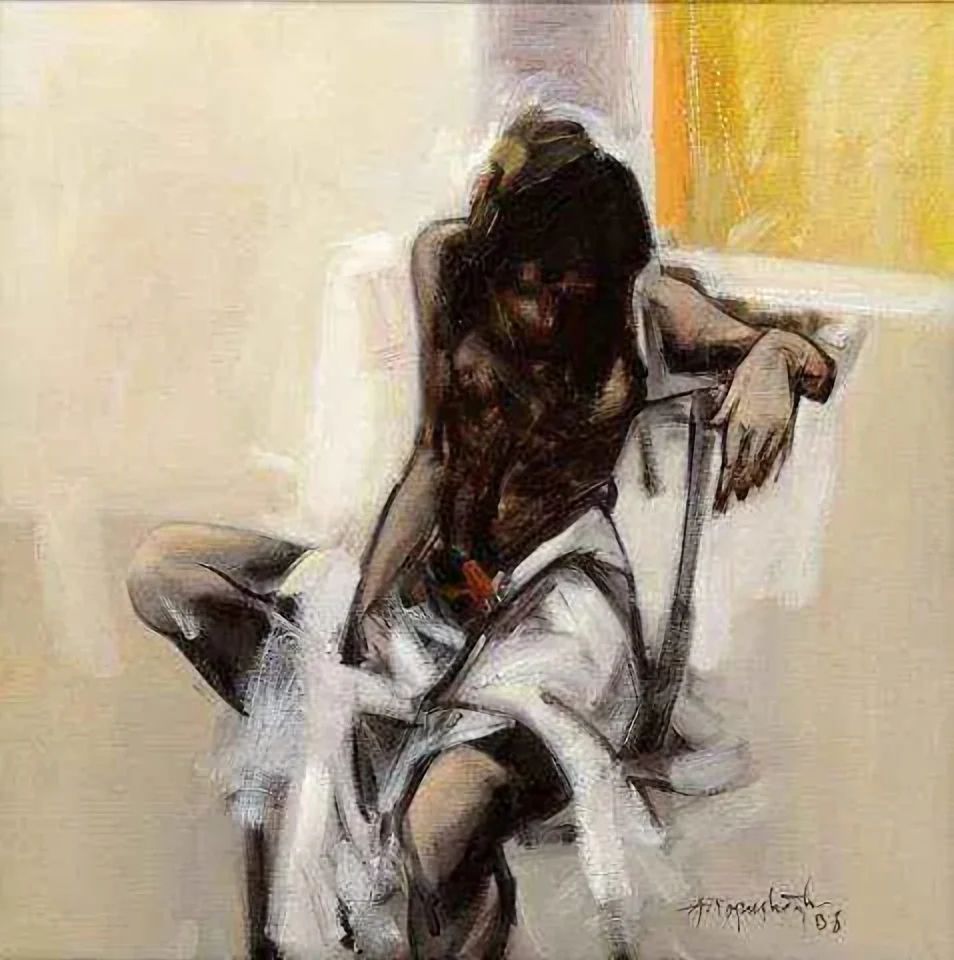 yakınlaştır "isimsiz" eseri AKDOĞAN TOPAÇLIOĞLU tarafından 2008 yılında 75x75 cm ölçülerinde Tuval üzeri yağlı boya tekniği ile yapılmıştır.