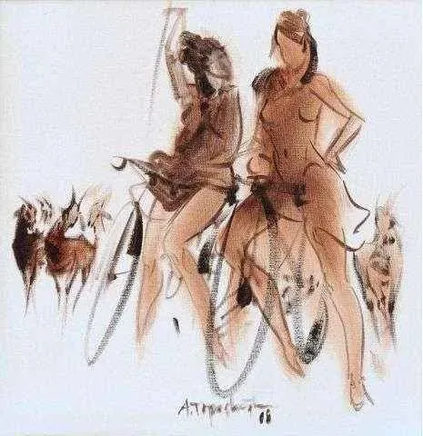 AKDOĞAN TOPAÇLIOĞLU — “isimsiz”, 2008 "isimsiz" eseri AKDOĞAN TOPAÇLIOĞLU tarafından 2008 yılında 30x30 cm ölçülerinde Tuval üzeri yağlı boya tekniği ile yapılmıştır.