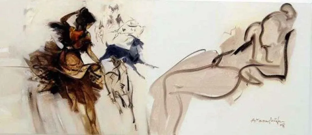 yakınlaştır "isimsiz" eseri AKDOĞAN TOPAÇLIOĞLU tarafından 2008 yılında 65x150 cm ölçülerinde Tuval üzeri yağlı boya tekniği ile yapılmıştır.