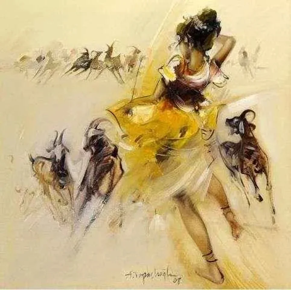 "isimsiz" eseri AKDOĞAN TOPAÇLIOĞLU tarafından 2008 yılında 70x70 cm ölçülerinde Tuval üzeri yağlı boya tekniği ile yapılmıştır.