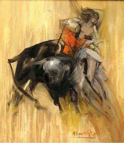 AKDOĞAN TOPAÇLIOĞLU — “isimsiz”, 2008 "isimsiz" eseri AKDOĞAN TOPAÇLIOĞLU tarafından 2008 yılında 60x60 cm ölçülerinde Tuval üzeri yağlı boya tekniği ile yapılmıştır.