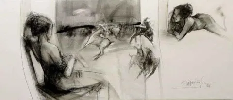 AKDOĞAN TOPAÇLIOĞLU — “isimsiz”, 2008 "isimsiz" eseri AKDOĞAN TOPAÇLIOĞLU tarafından 2008 yılında 65x150 cm ölçülerinde Tuval üzeri yağlı boya tekniği ile yapılmıştır.