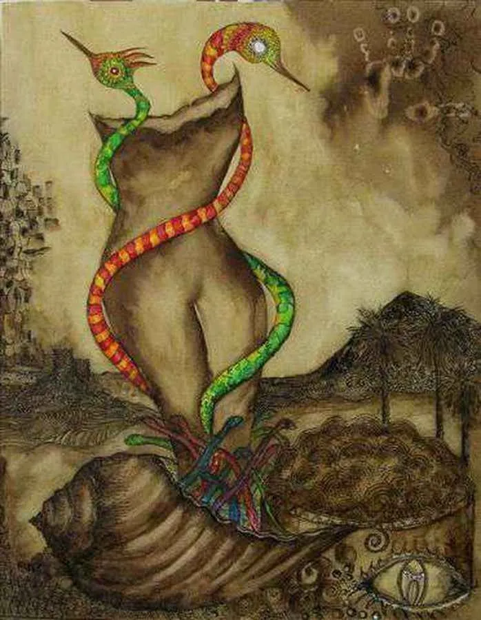 RAFET VAN — “isimsiz”, 2008 "isimsiz" eseri RAFET VAN tarafından 2008 yılında 70x90 cm ölçülerinde Tuval üzeri karışık teknik tekniği ile yapılmıştır.