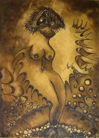 RAFET VAN — “isimsiz”, 2008 "isimsiz" eseri RAFET VAN tarafından 2008 yılında 70x90 cm ölçülerinde Tuval üzeri karışık teknik tekniği ile yapılmıştır.